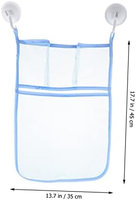 MAGICLULU Hanging Mesh Shower Organizer Bag for Family and Kids