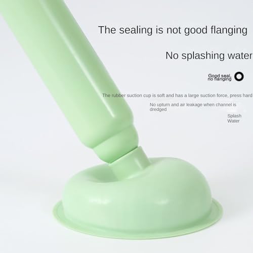 Heavy-Duty Toilet Plunger with Vacuum Suction 1