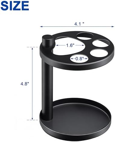 Stainless Steel Ventilated Toothbrush Holder Stand for Bathroom