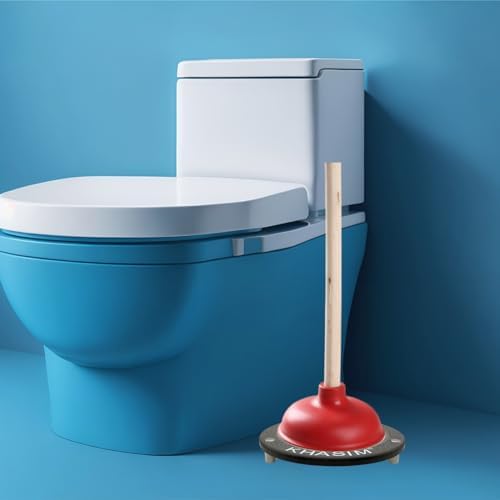 KHASIM Plunger Mat Tray - 7 Gray Drying Mat for Toilet Plunger