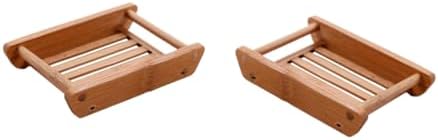 RORPOIR 2pcs Japanese Style Soap Dish for Bathroom Organization
