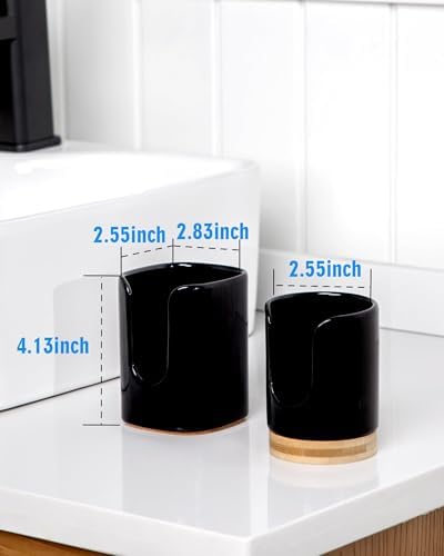 Viosuniu 5 oz Square Ceramic Cup Dispenser