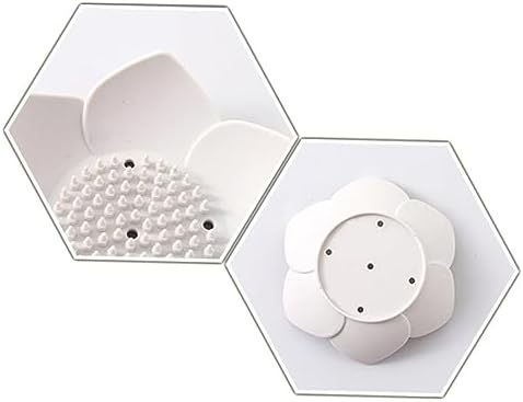 MAGICLULU Silicone Flower Soap Dish Drain Holder