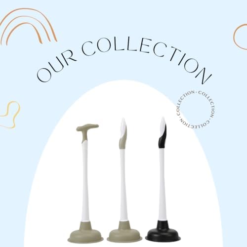 Powerjet Toilet Plunger Crutch Handle 2-Pack Set 1