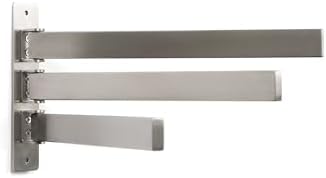 5-Piece Bathroom Accessory Set Brushed Silver
