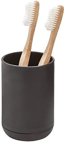 iDesign Cade Toothbrush Holder - Matte Black 3 Slots