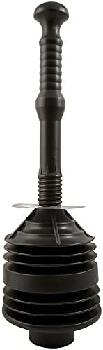 PlumbCraft Heavy Duty Toilet Plunger - Black