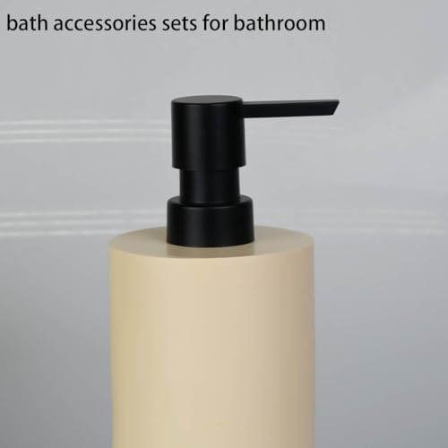 Bathovati Beige 5-Piece Bathroom Accessory Set