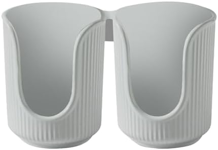 YIYIYD Bathroom Cup Dispenser with Vertical Stripes