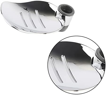 FONDOTIN 2Pcs Silver Soap Holder Practical Bath Storage Rack