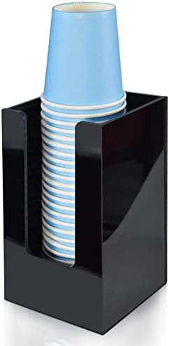 KIMCHOMERSE Bathroom Cup Dispenser - Black