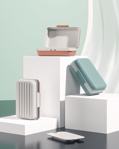 Doter Travel Soap Dish with Lid - Durable Leakproof Portable