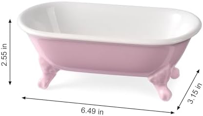 NEWHENGS 65 Ceramic Clawfoot Soap Dish
