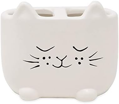 Isaac Jacobs Cat Cup Holder - 2 Section Organizer