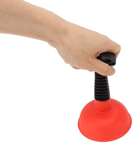 Walfront Mini Drain Plunger with Non-Slip Handle 1
