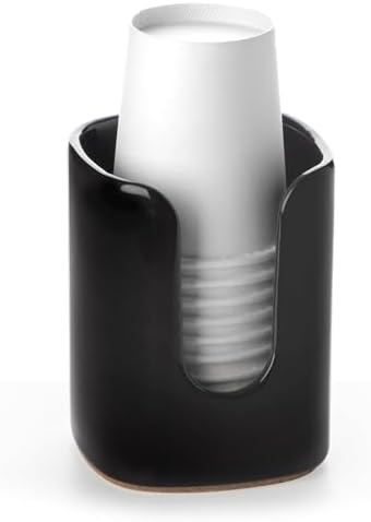 Viosuniu 5 oz Square Ceramic Cup Dispenser