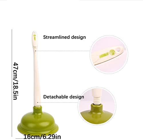 Toilet Plunger for Clogs Drain Unclogger Bathroom Cleaning Tool