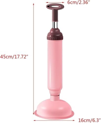 Heavy-Duty Toilet Plunger with Vacuum Suction 1