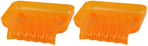 Plastic Cup Holder Storage Box 2pcs Orange