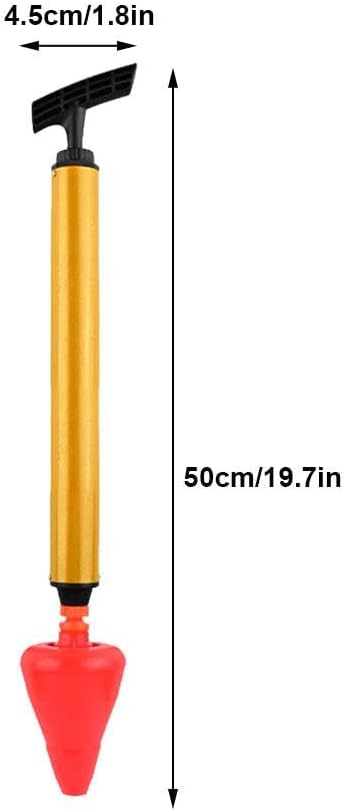 Heavy Duty Toilet Plunger with Air Pressure Yellow