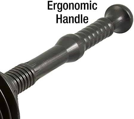 PlumbCraft Heavy Duty Toilet Plunger - Black