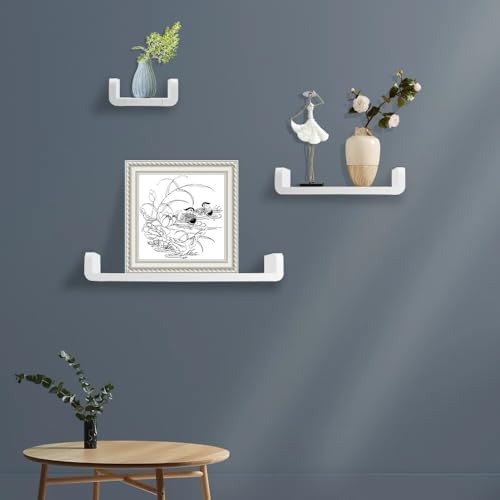 BAHELS Shower Caddy Wall-Mounted White Debris Rack