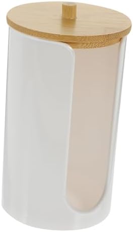 Zerodeko White Cup Holder Bathroom Dispenser