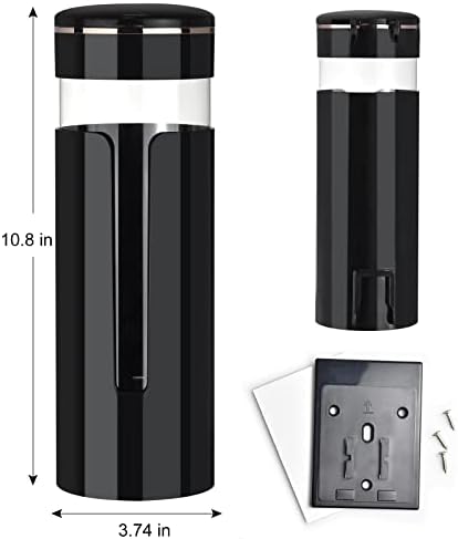 MYITYARD Cup Dispenser Wall Mount Black