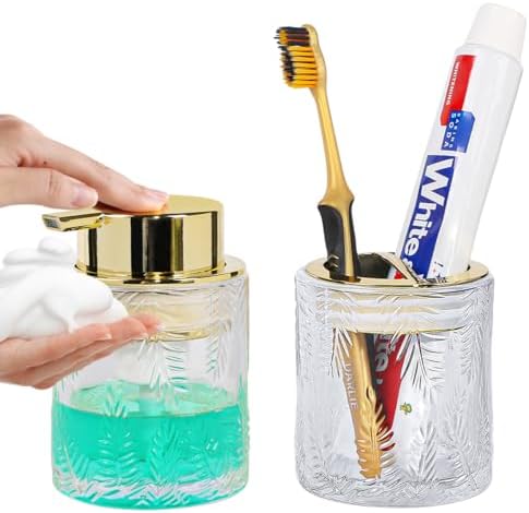 Fvstar Glass Bathroom Accessories Set 2pcs