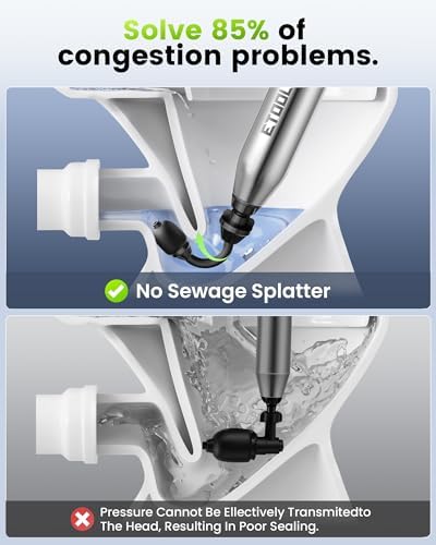 Electric Toilet Plunger Heavy Duty Clog Remover