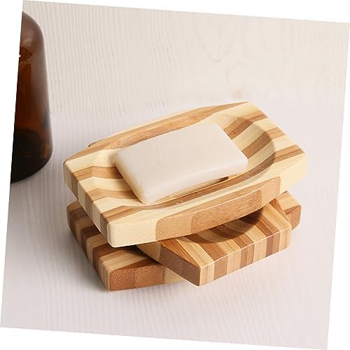 2pcs Hollow Soap Dish with Draining Design for Bathroom and Kitchen