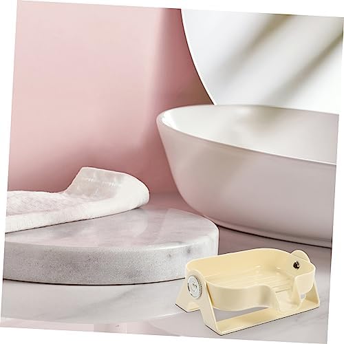 Amosfun Self-Draining Soap Dish Sponge Holder