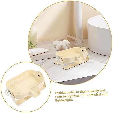 Self Draining Soap Holder Elegant Bathroom Kitchen Sink Dish