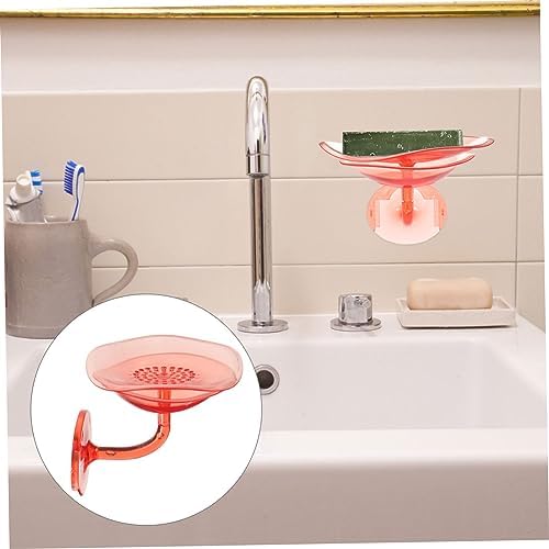 Angoily Wall Soap Holder with Flower Design