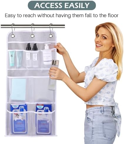 MISSLO 2 Pack Mesh Shower Caddy Organizer 1