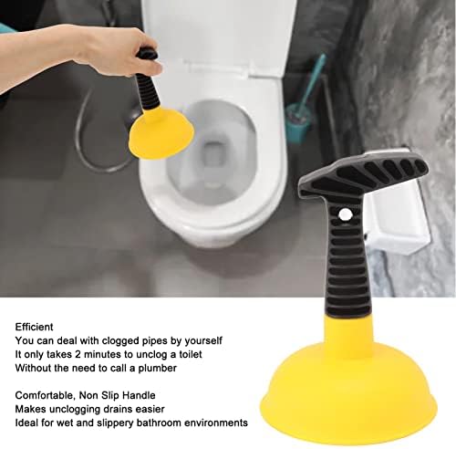 KIMISS Mini Plunger with Non-Slip Handle