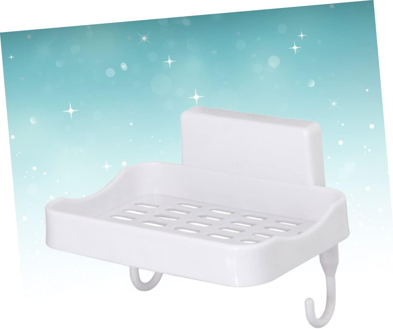 Holibanna Wall-Mounted Soap Dish Holder with Suction Cup