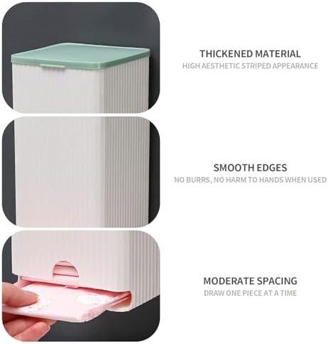 Wall Mounted Storage Box for Sanitary Pads and Toiletries