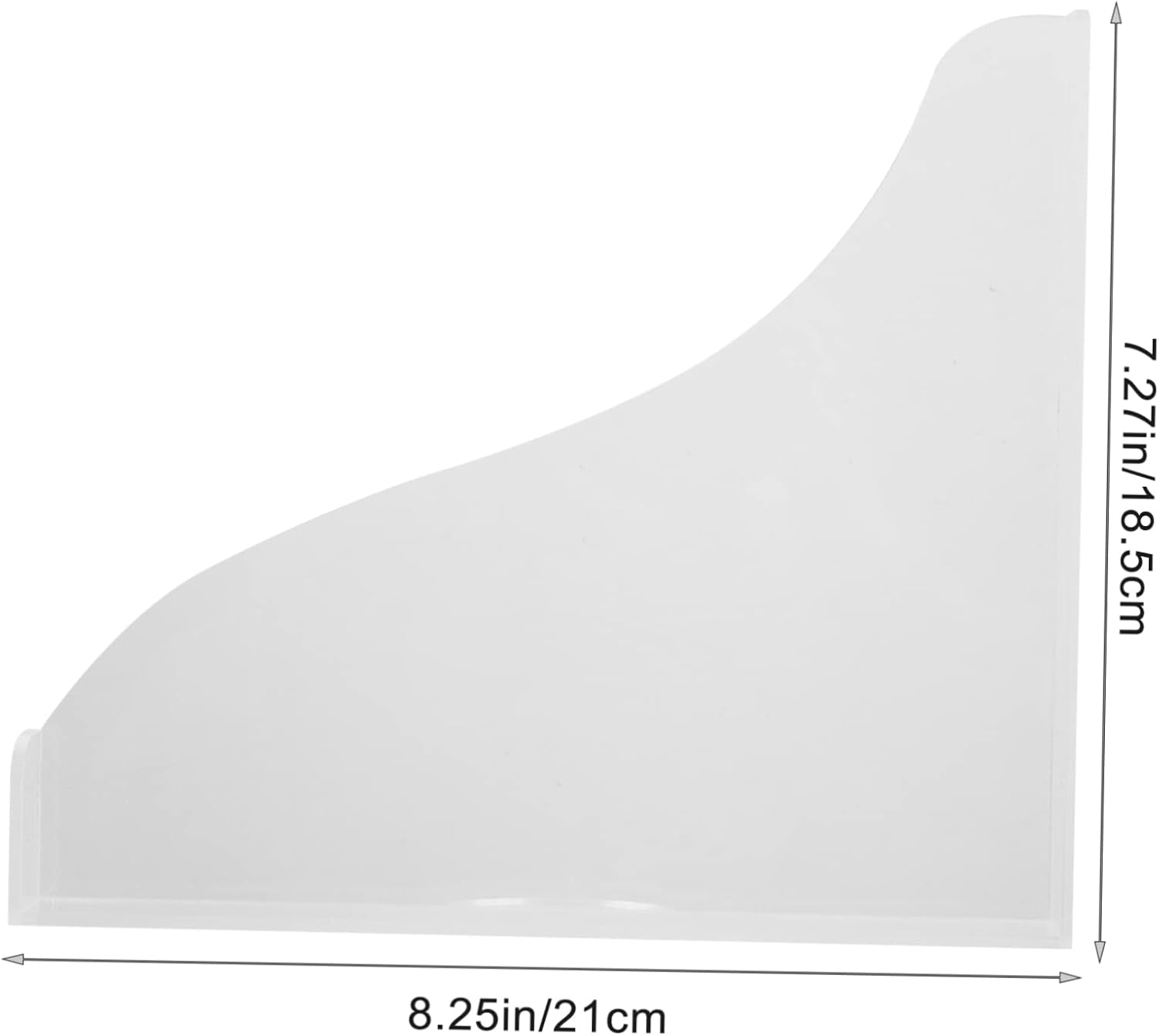 SOLUSTRE Acrylic Bath Tub Splashing Guard 1