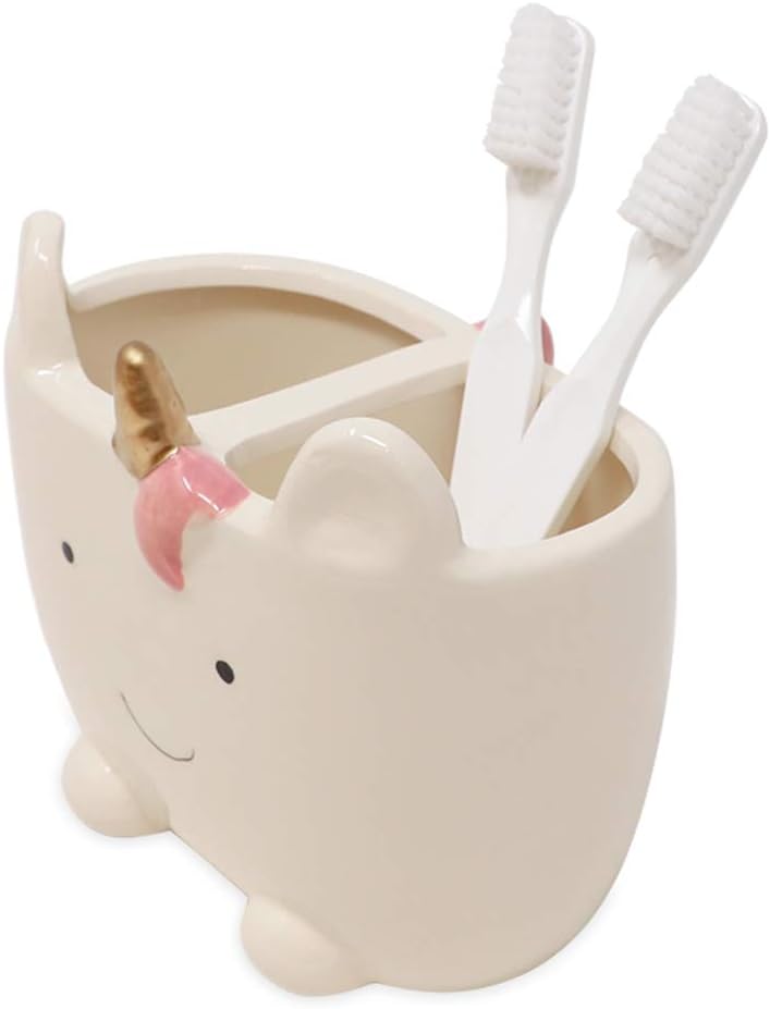 Isaac Jacobs Unicorn Cup Holder 2-Section Organizer