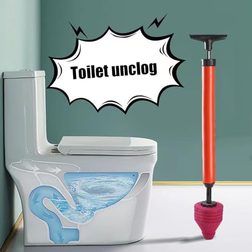 AYKHDS Toilet Plunger Clog Remover with Ergonomic Handle