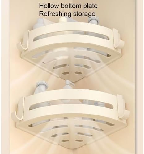 BAHELS Space Aluminum Bathroom Shelf 1 Layer Corner Shower Caddy