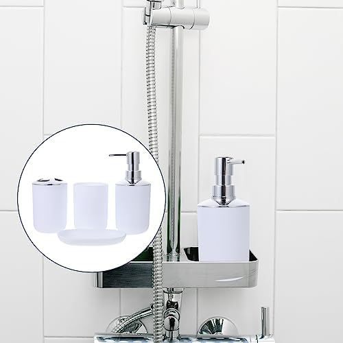 FOMIYES 1 Set White Bathroom Accessories Kit