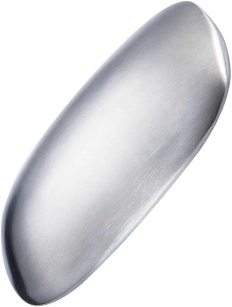 Amosfun Stainless Steel Odor Eliminating Soap Bar with Holder for Kitchen