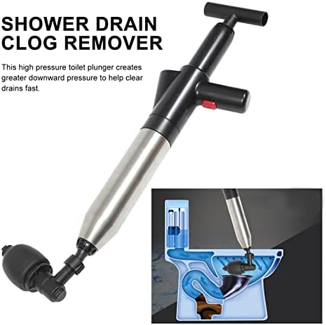 DOITOOL High Pressure Air Drain Plunger Set for Toilets and Sinks