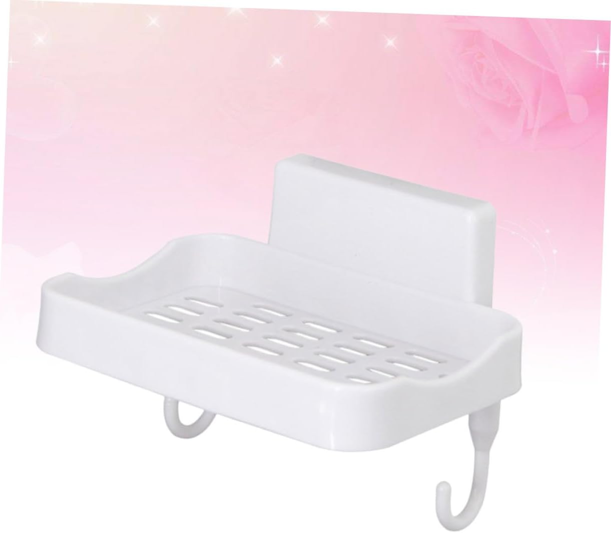 Holibanna Wall-Mounted Soap Dish Holder with Suction Cup