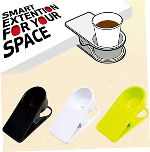 Luxshiny Strong ABS Cup Holder Clip Desk Organizer