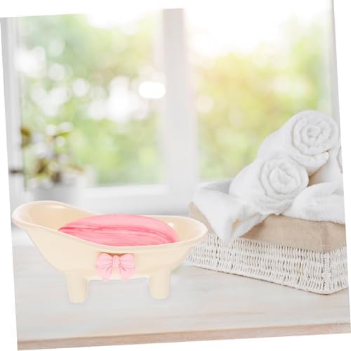 Ciieeo Self Draining Soap Holder Butterfly Design
