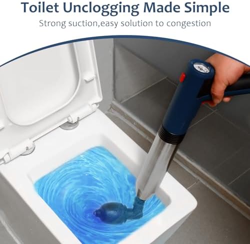 VNJOBAS Heavy Duty Air Plunger with Built-in Battery