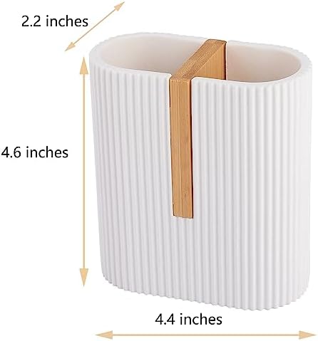 Rejomiik Resin Toothbrush Holder with Marble Design